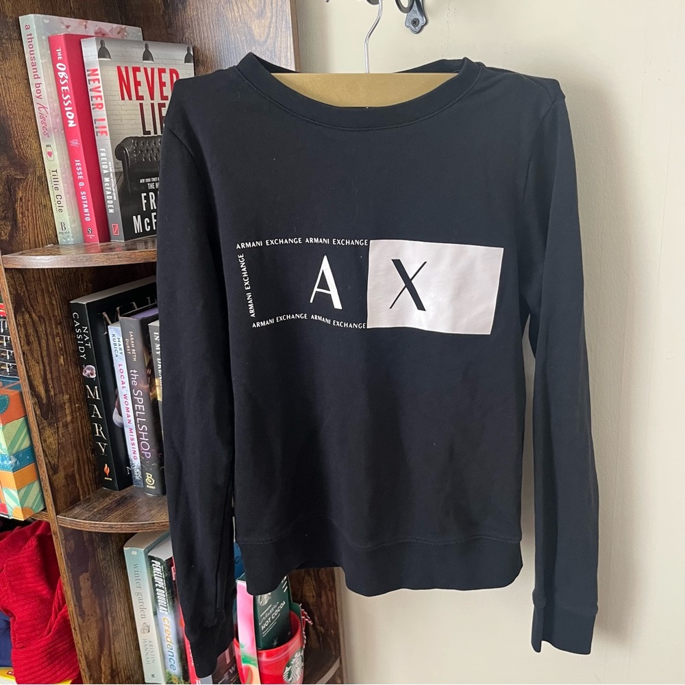 A/X Armani Exchange Black and White Sweater